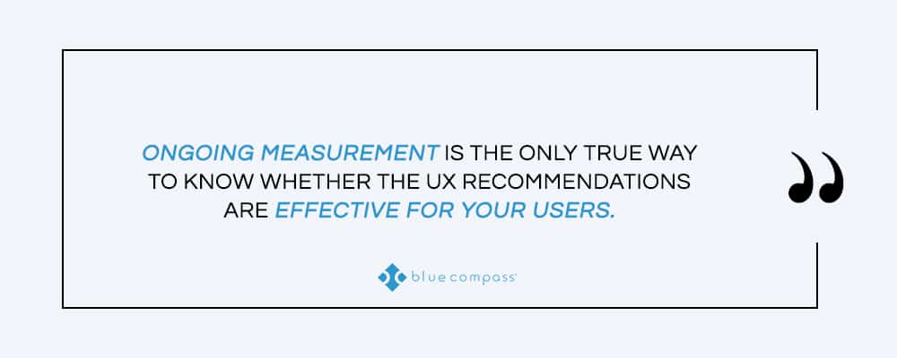 Measuring the user experience